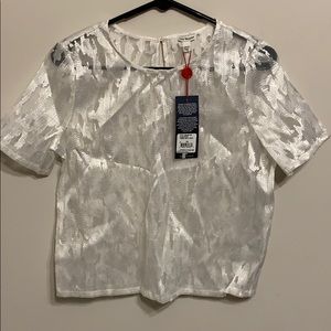 Women’s true religion crop camo shirt